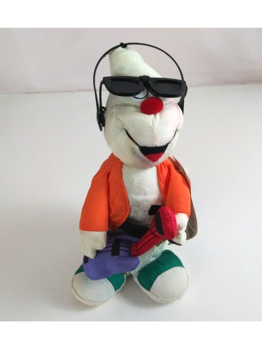 Vintage 1998 T.L. Toys Halloween Rock 'N Roll Pals Ghost 10" Plush